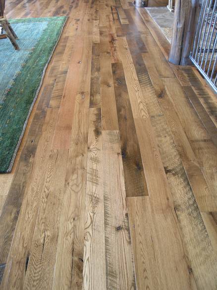 Antique Oak Skip-Planed Flooring